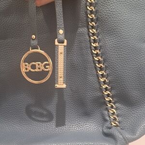 BCBG Grey Shoulder Bag